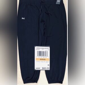 NEW..WOMEN 3X OVERSIZED PLUS SIZE UNDER ARMOUR RIVAL FLEECE JOGGERS.(BLACK)LOOSE